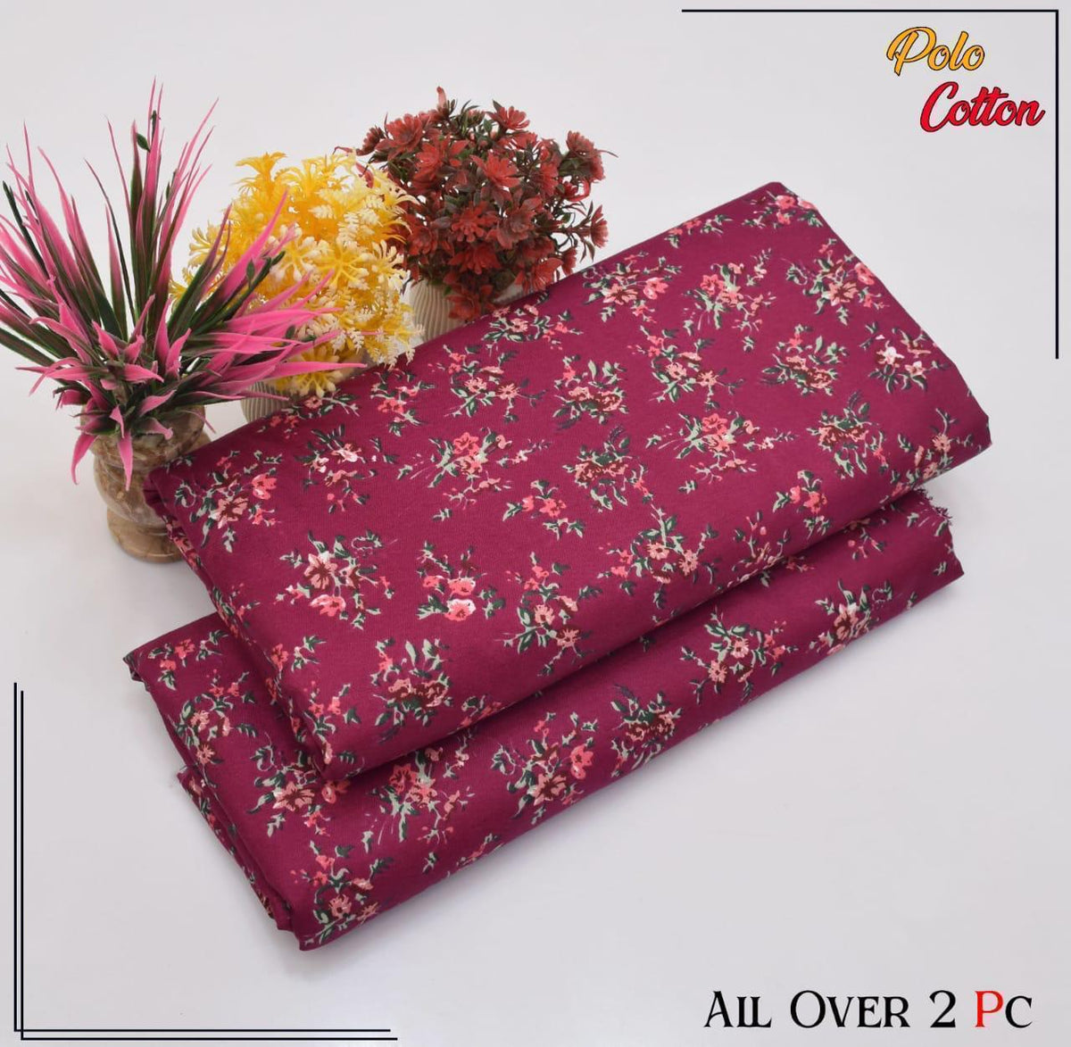 2 pc flora print Four season 402