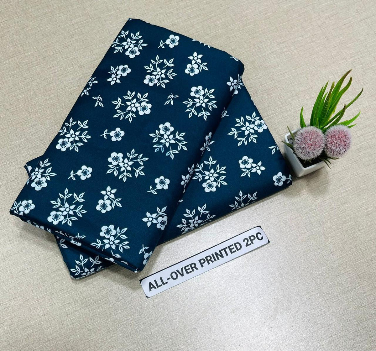 2 pc flora print Four season 407