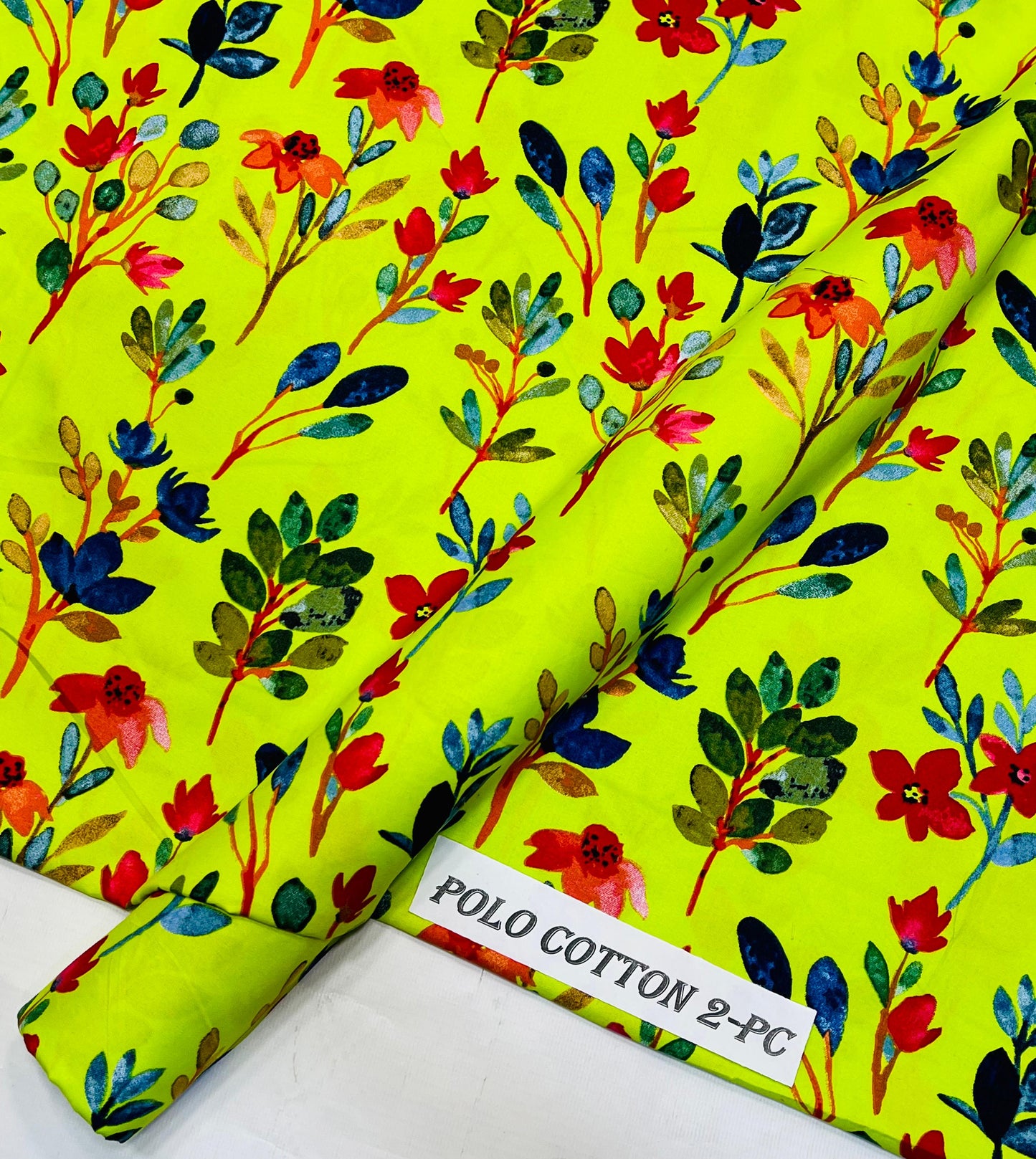 2pc American Cotton Unstitched suit -717
