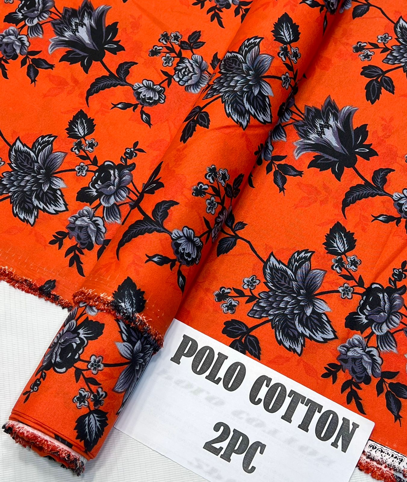 2pc American Cotton Unstitched suit -703