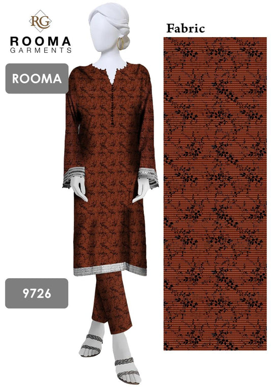 2pc Micro Polo Cotton Unsititched suit -192