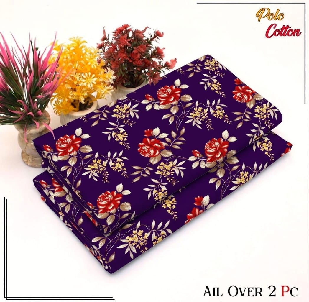 2 pc flora print Four season 463