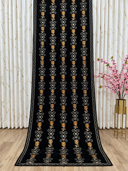 Bareeze velvet Women Shawl premium Embroidery 🪡 work, 726