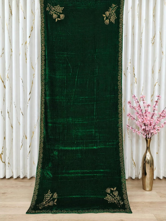 Bareeze Women Shawl premium Micro stone 🪡 work, 722