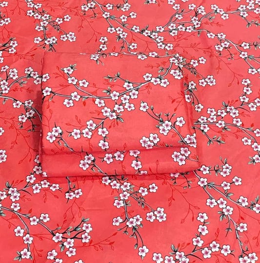 2pc American Cotton Unstitched suit -1003