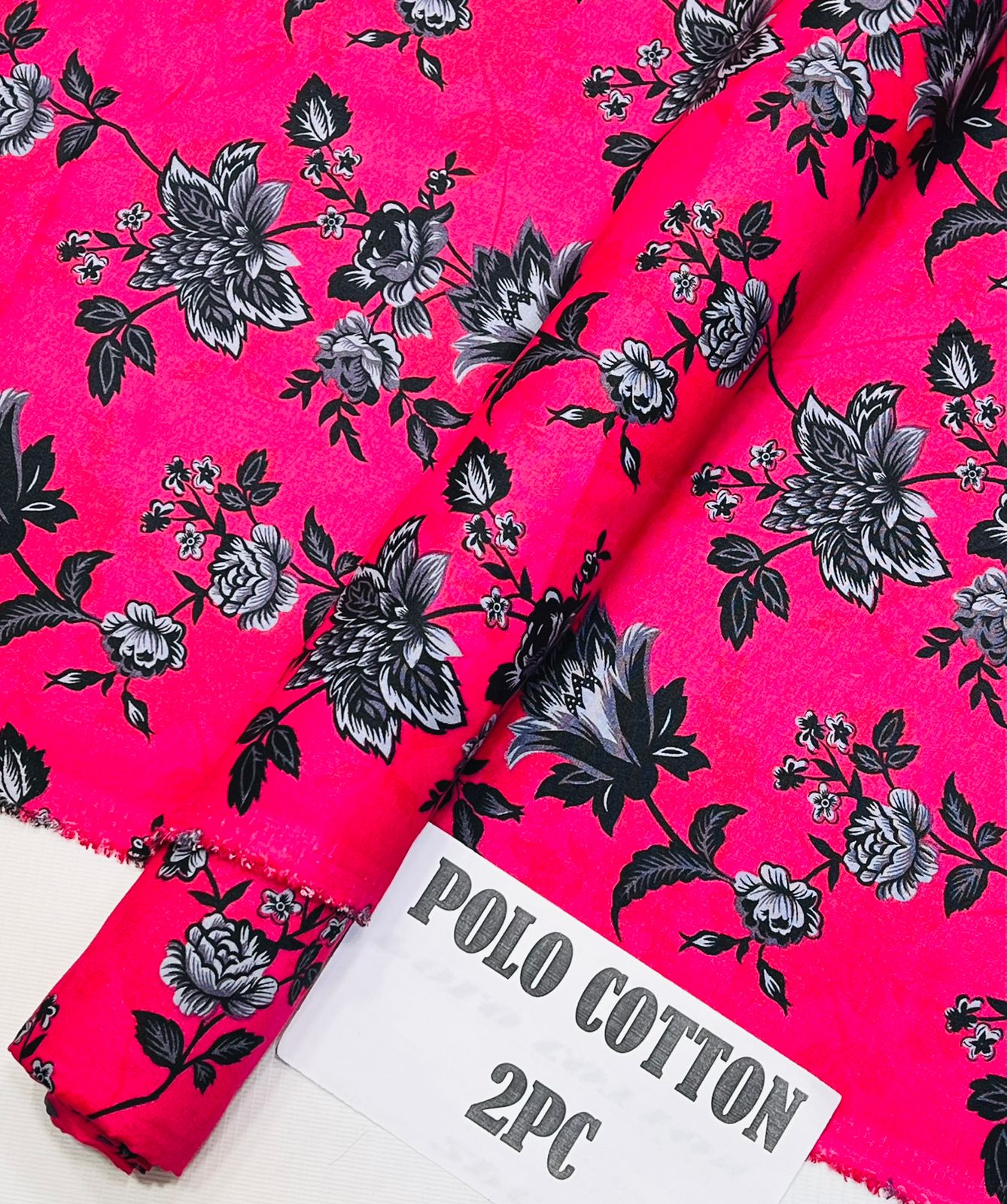 2pc American Cotton Unstitched suit -701