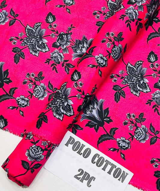 2pc American Cotton Unstitched suit -701