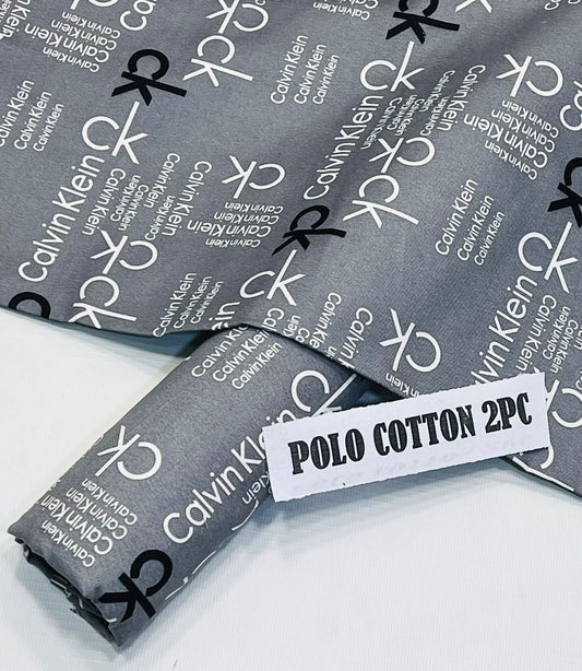 2pc American Cotton Unstitched suit -613