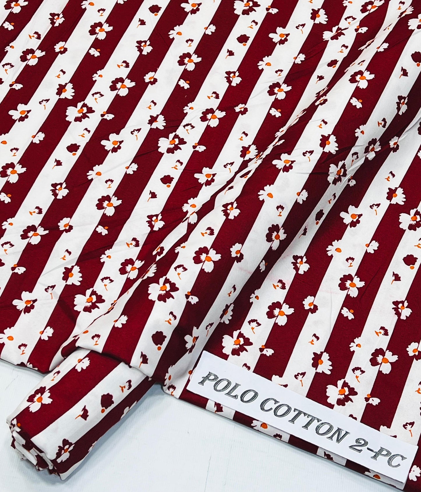 2pc American Cotton Unstitched suit -722