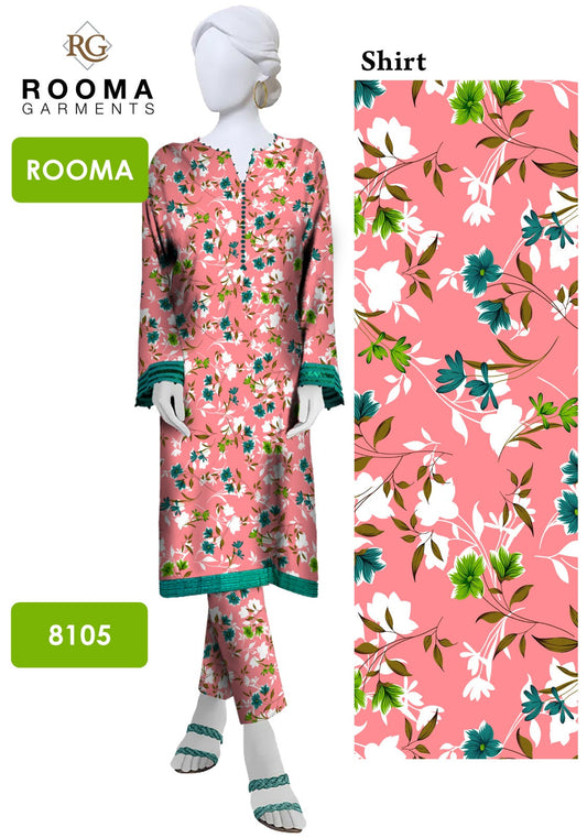 2pc American Cotton Unstitched suit -710