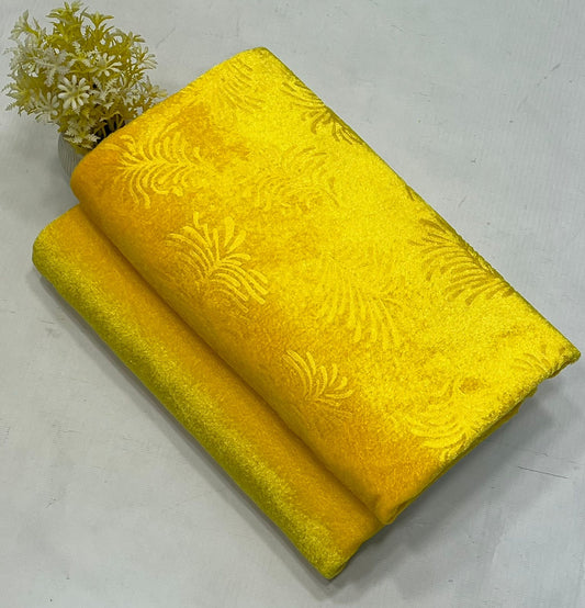 KOREAN VELVET 2PC KV-14 ( Yellow )