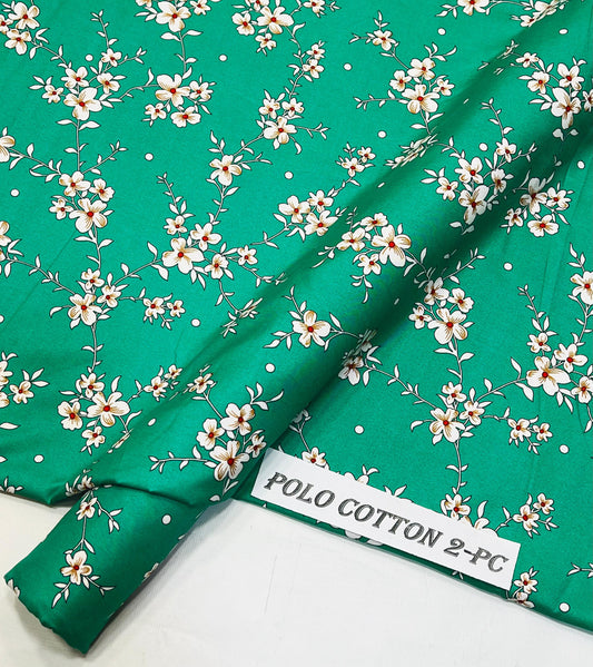 2pc American Cotton Unstitched suit -719