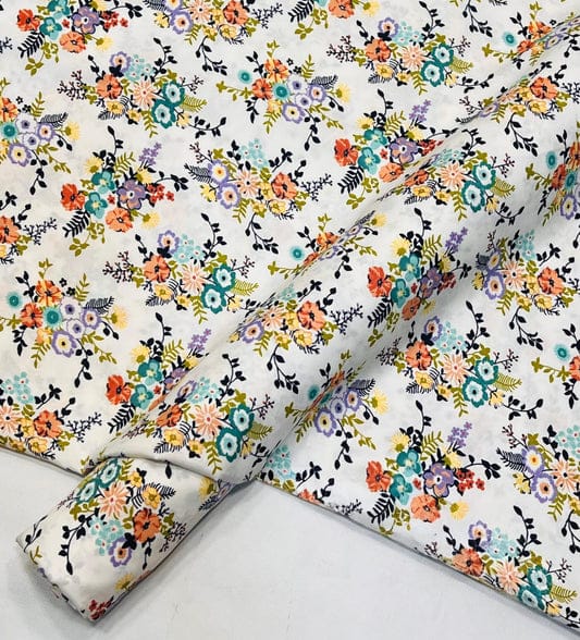 2pc American Cotton Unstitched suit -1001