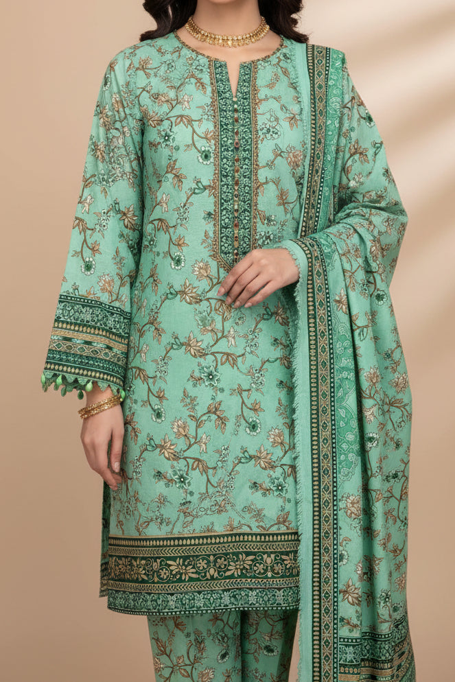 2pc Micro Polo Cotton Unsititched suit -144