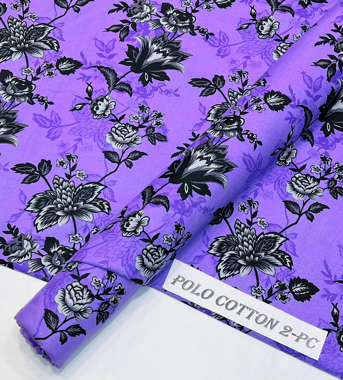 2pc American Cotton Unstitched suit -720